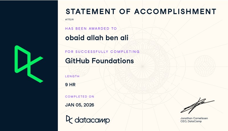 Certification 1
